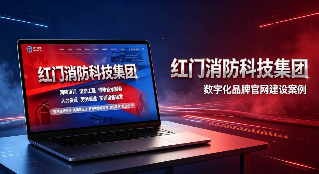 从官网焕新到品牌升级｜红门消防科技集团数字化品牌官网建设